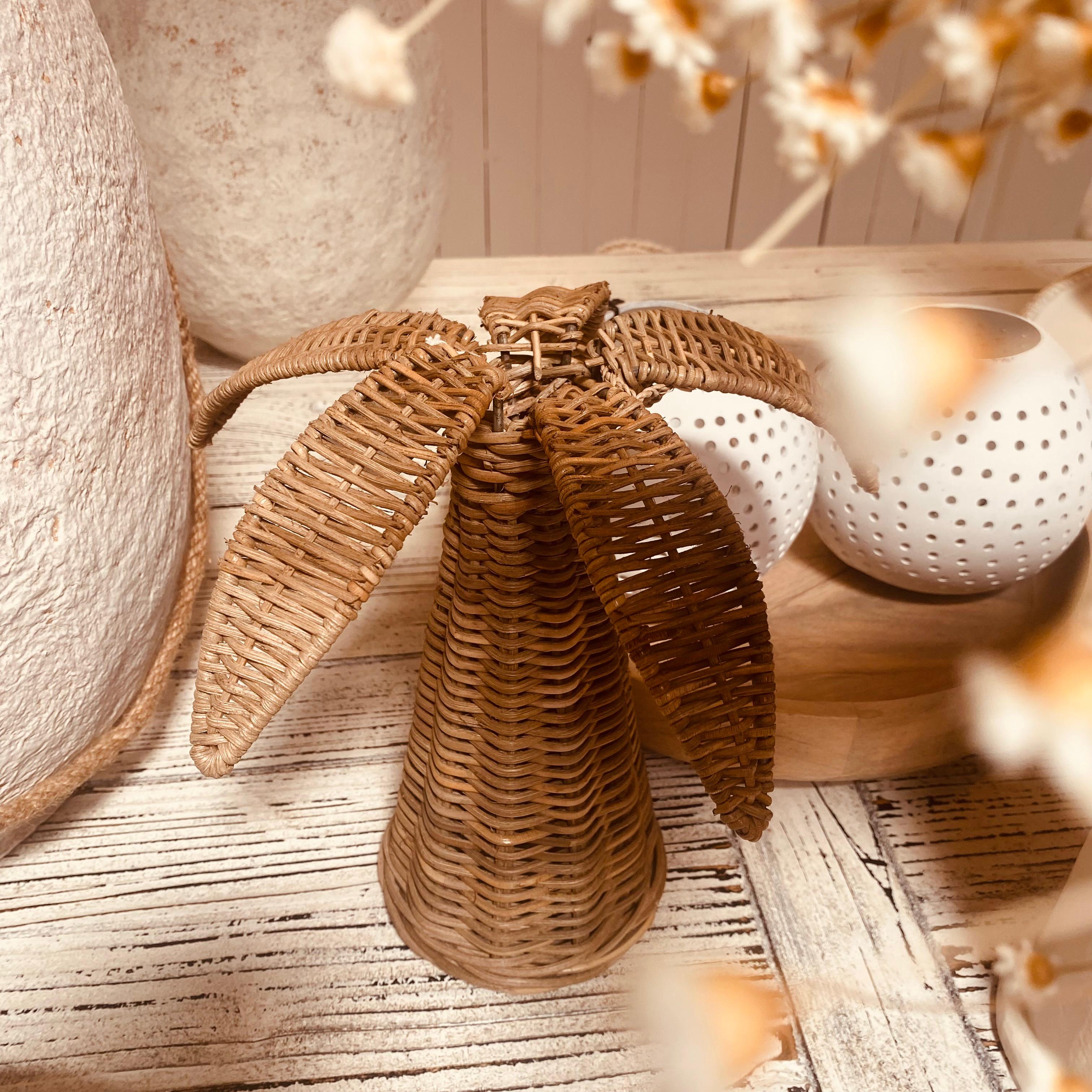 Rattan Palm MIAMI BEACH von STRANDGUT – dekorative geflochtene Palme im natürlichen Coastal- und Beachhouse-Stil