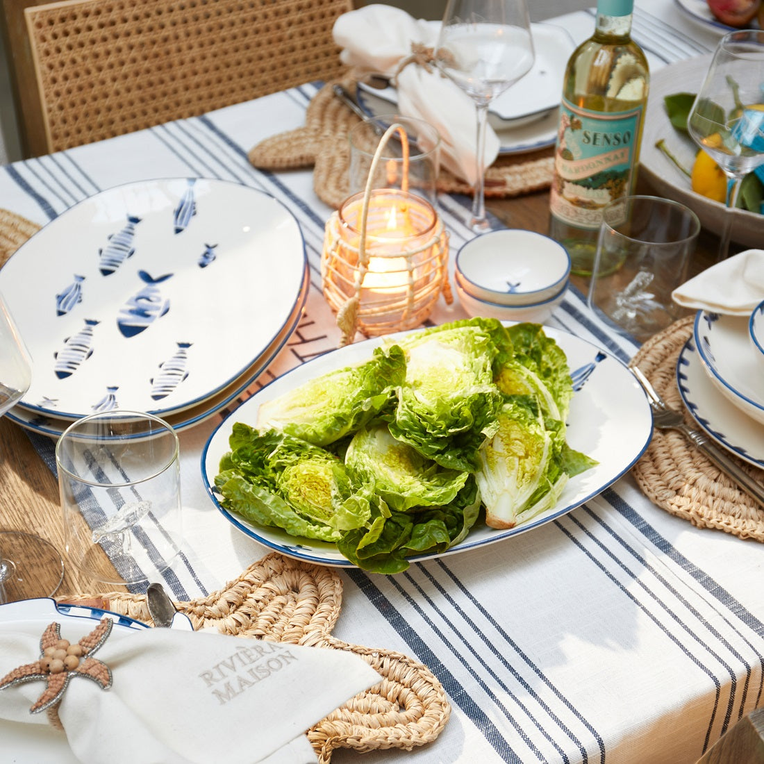 Riviera Maison Classic Fish Teelichthalter