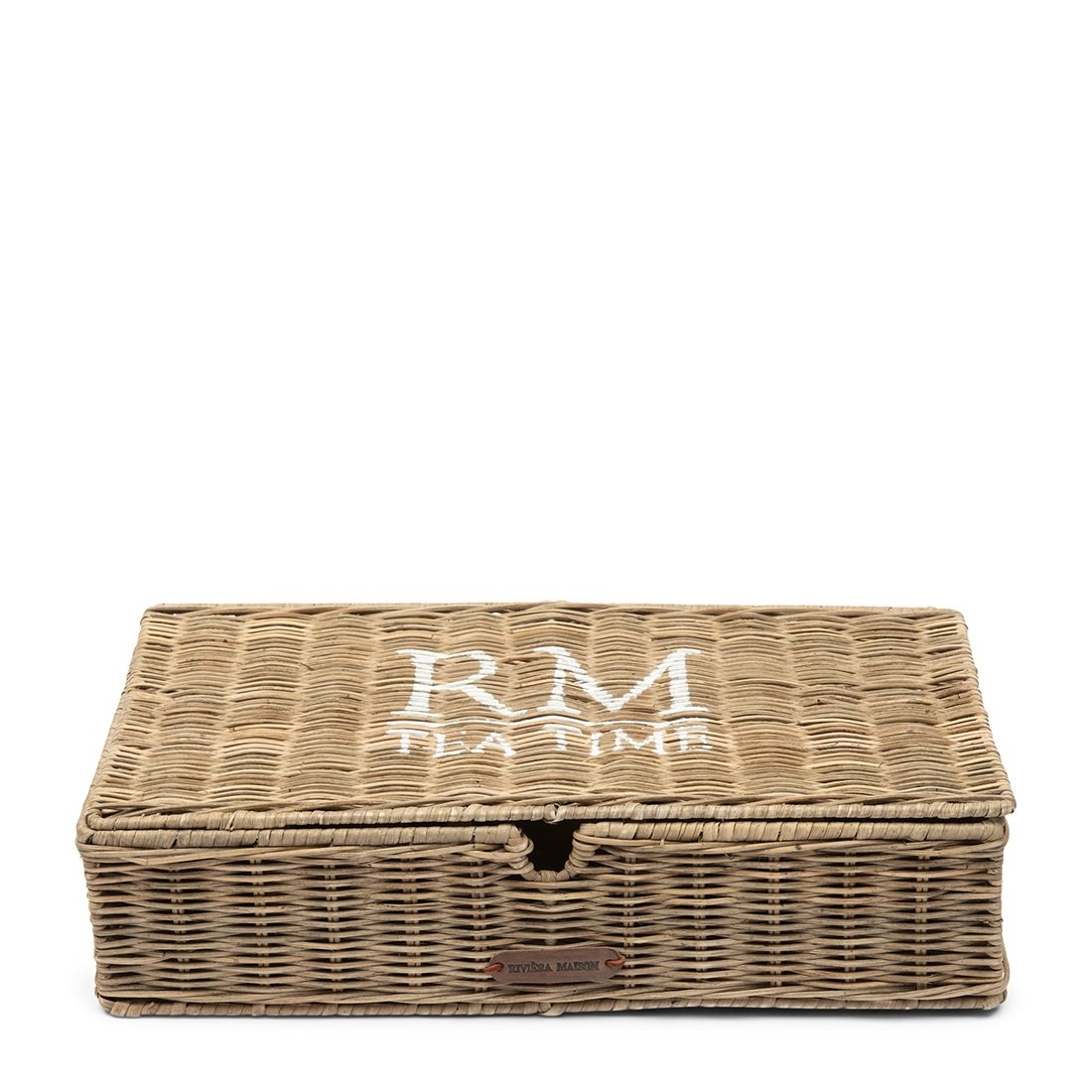 Rustic Rattan Tea Time Tea Box RIVIERA MAISON