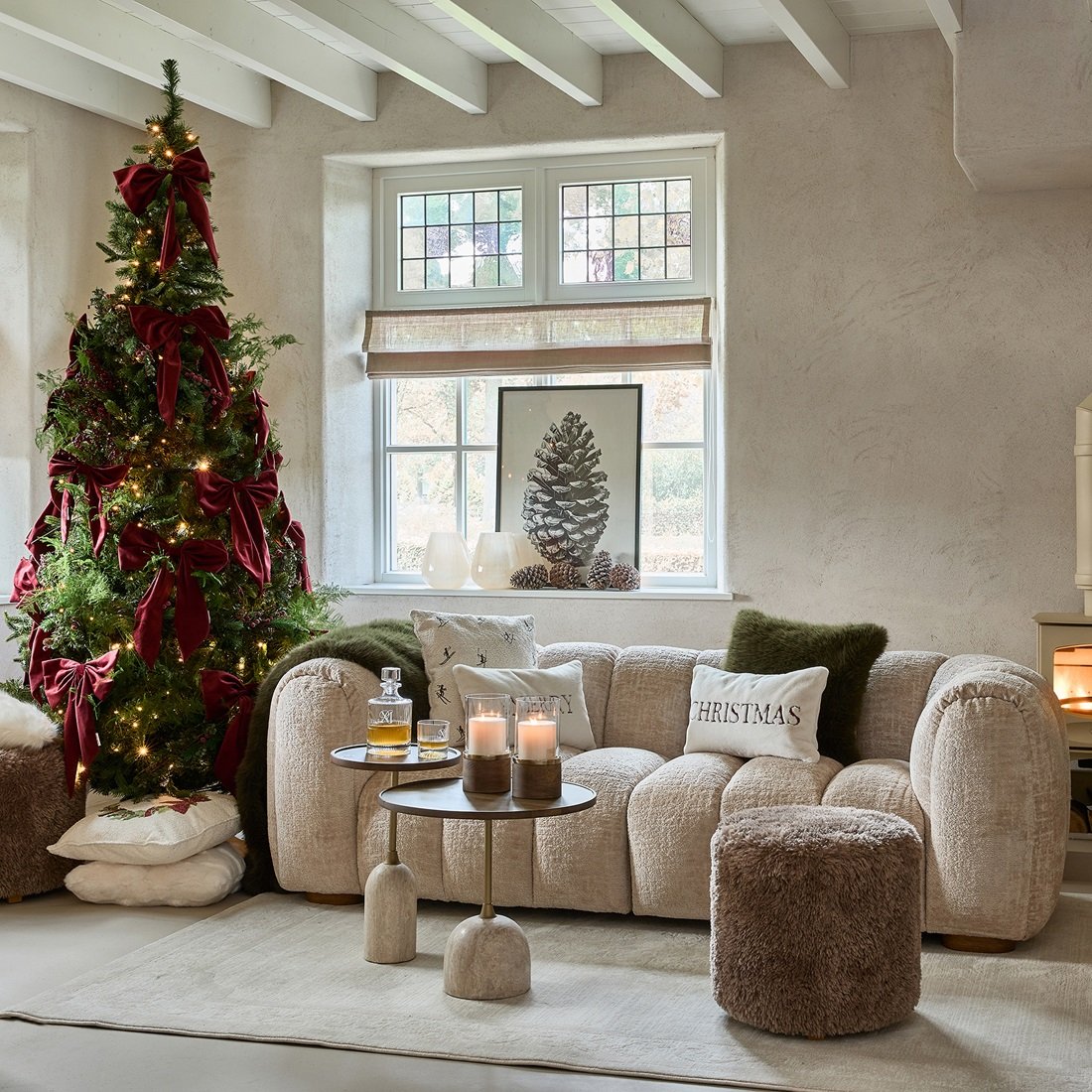 Riviera Maison Merry Christmas Pillow Cover