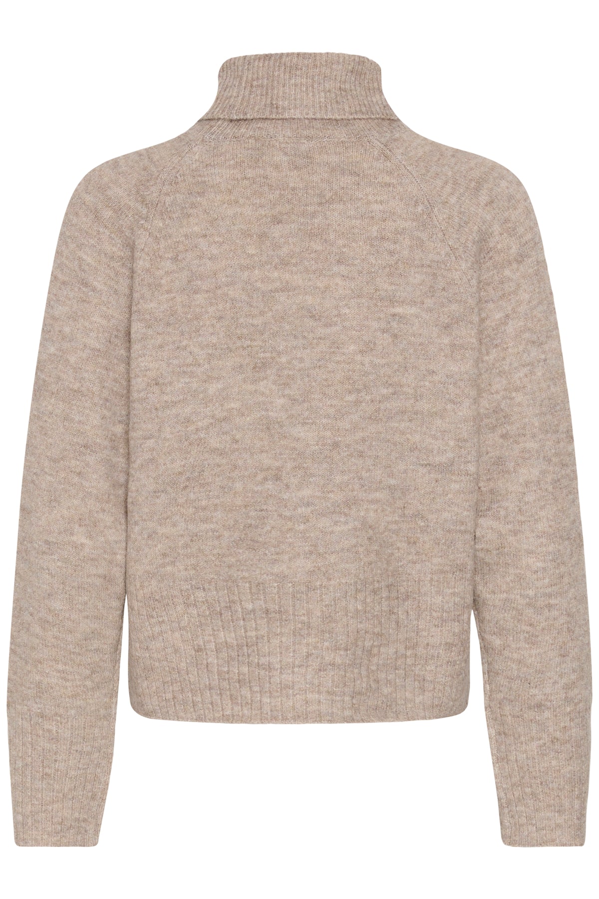 Rollkragenpullover - Desert Taupe Melange