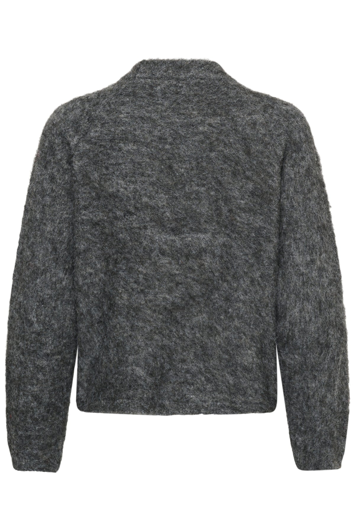Knit Pullover - Dark Grey Melange