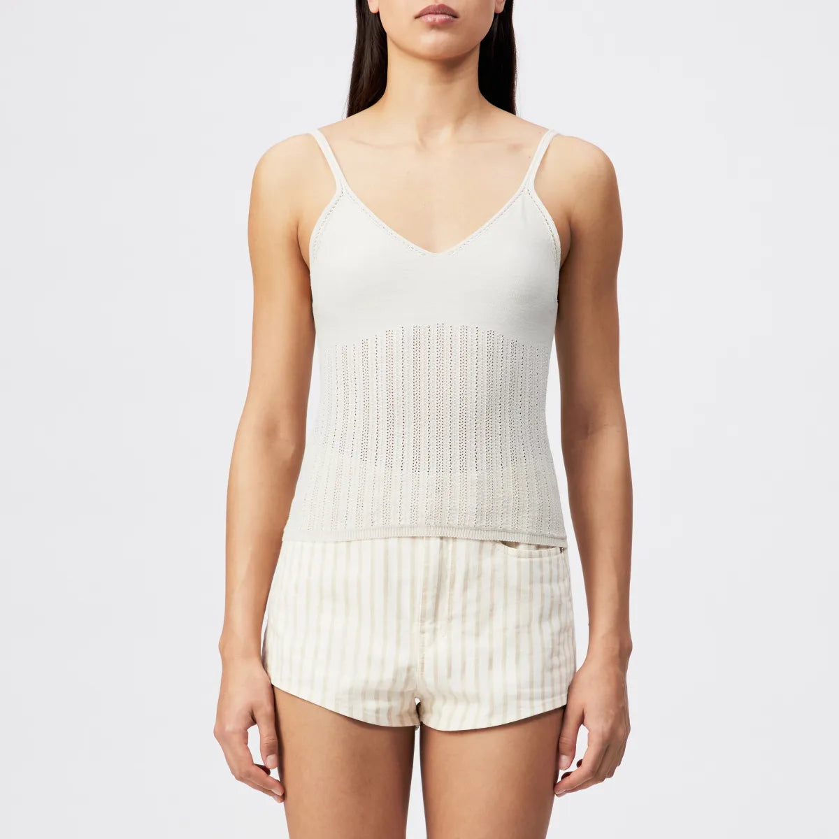 Drykorn Stricktop OFFWHITE