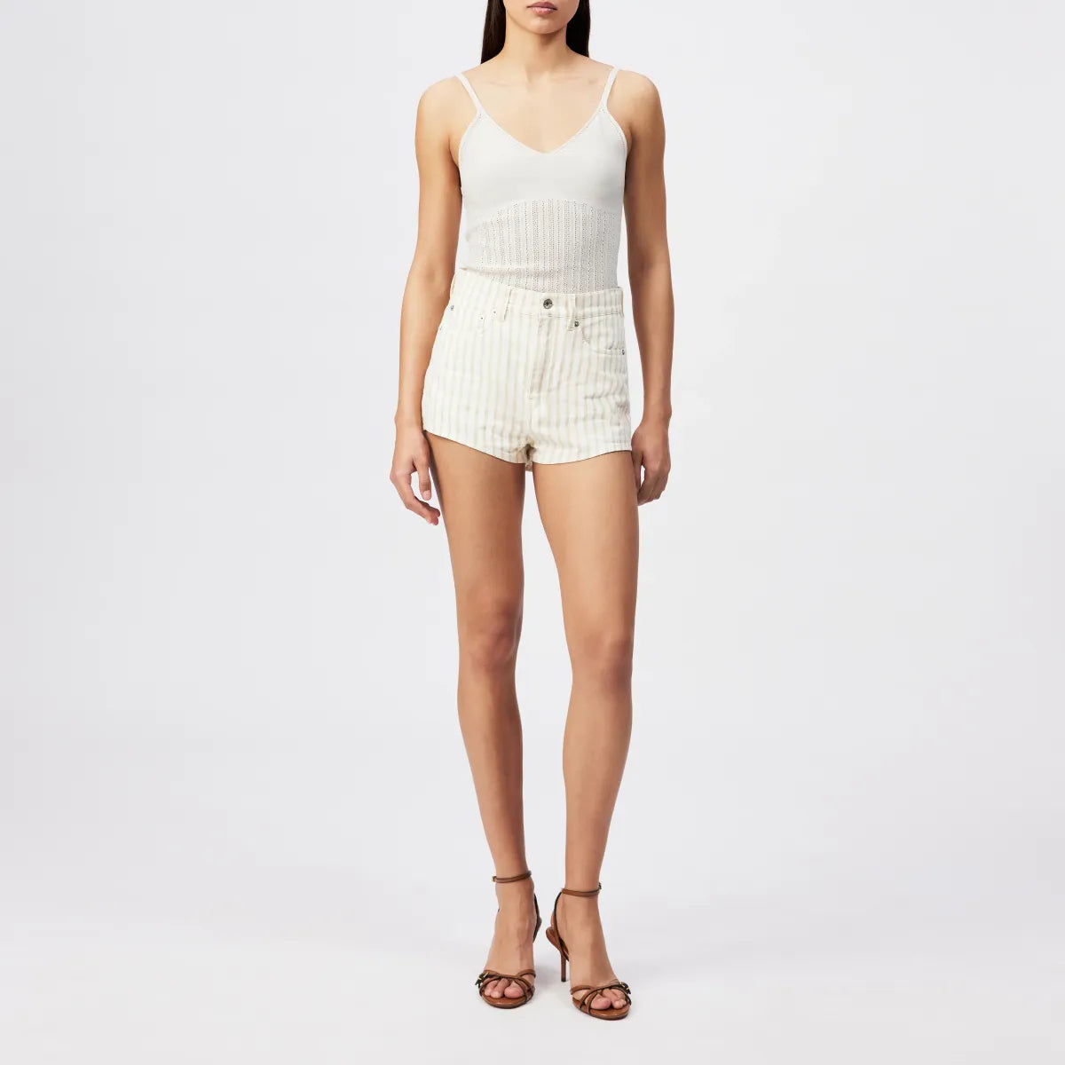 Drykorn Stricktop OFFWHITE