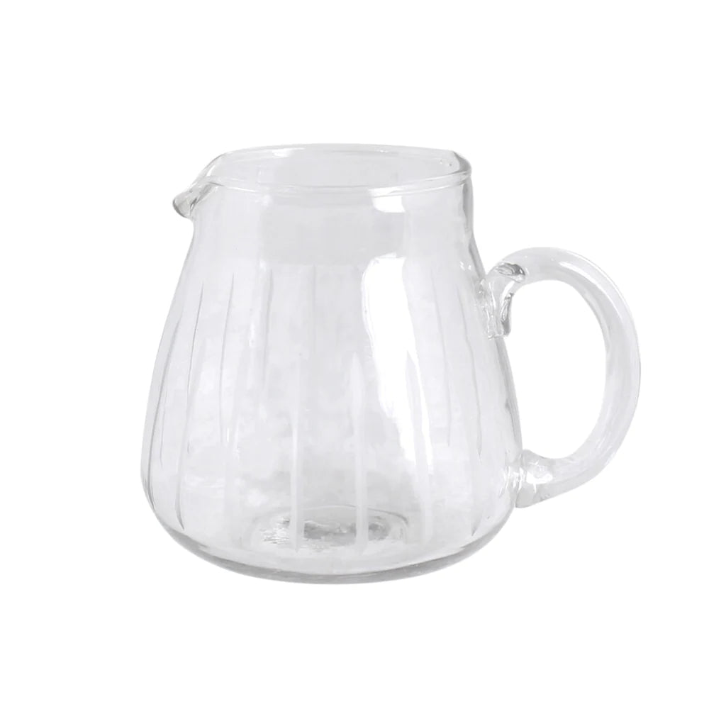 Milk Jug Etched Stripe 134810 Shrömshaga