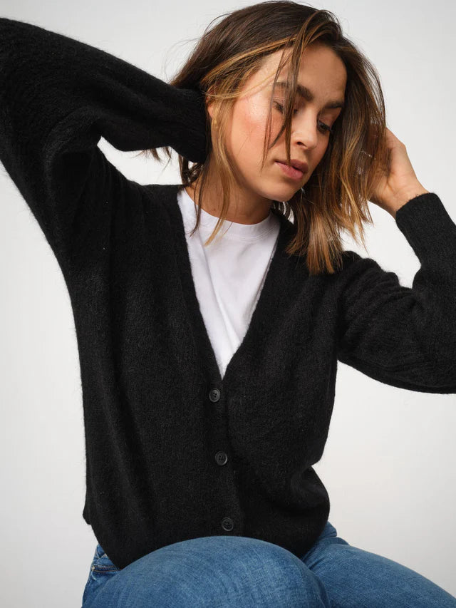 Damen Cardigan Thora in schwarz von MOS MOSH