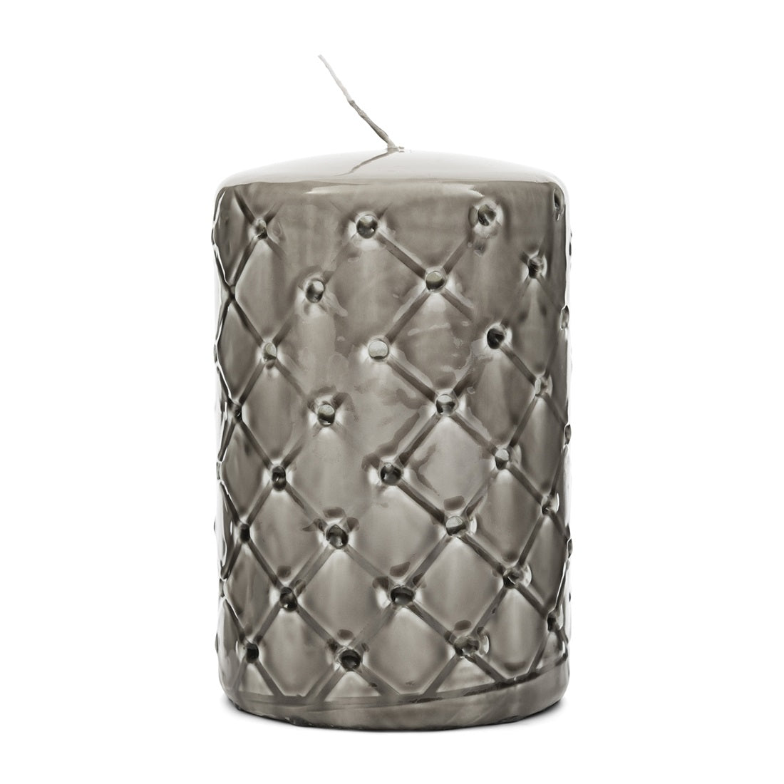 Pillar Candle Padded flax 9,5x15 RIVIERA MAISON