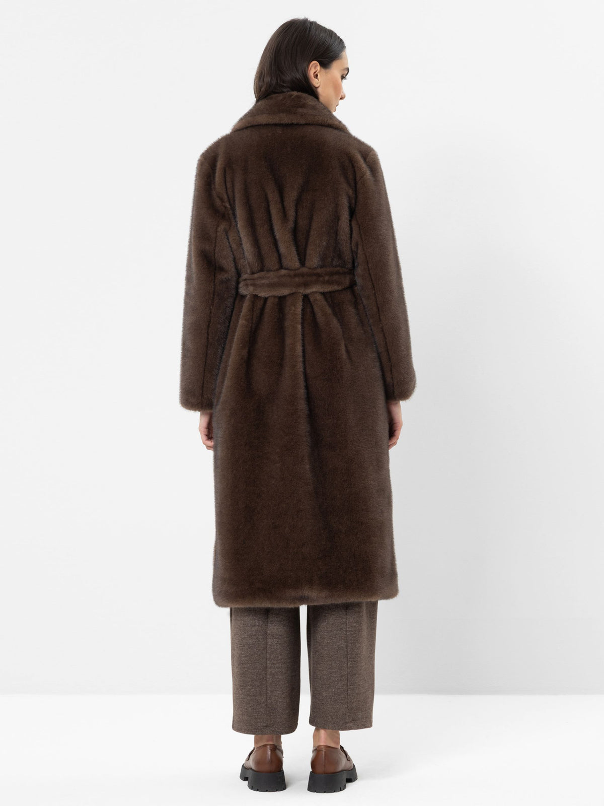 HERRLICHER Teddy-Mantel  Vegan Fur