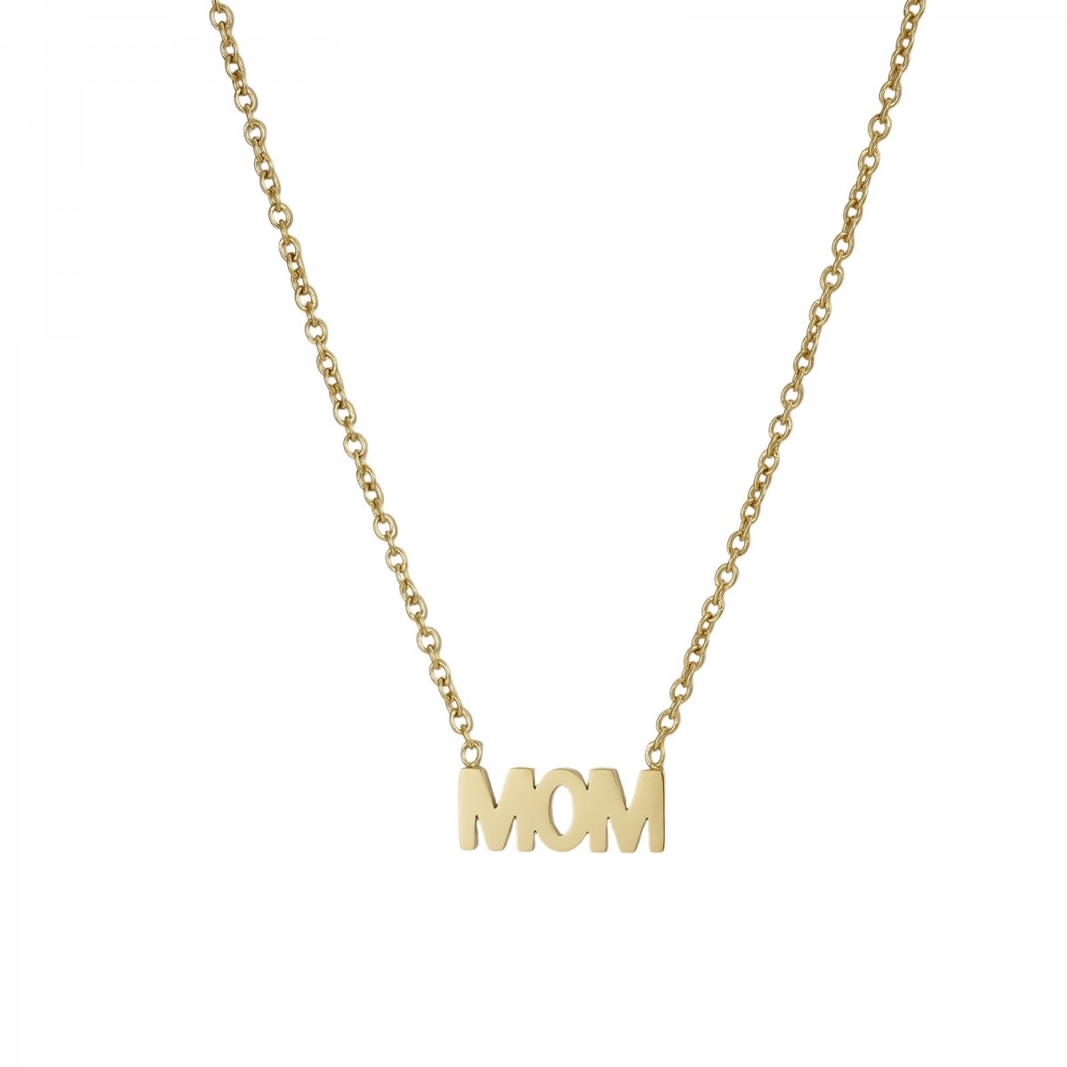 Mom Necklace Gold