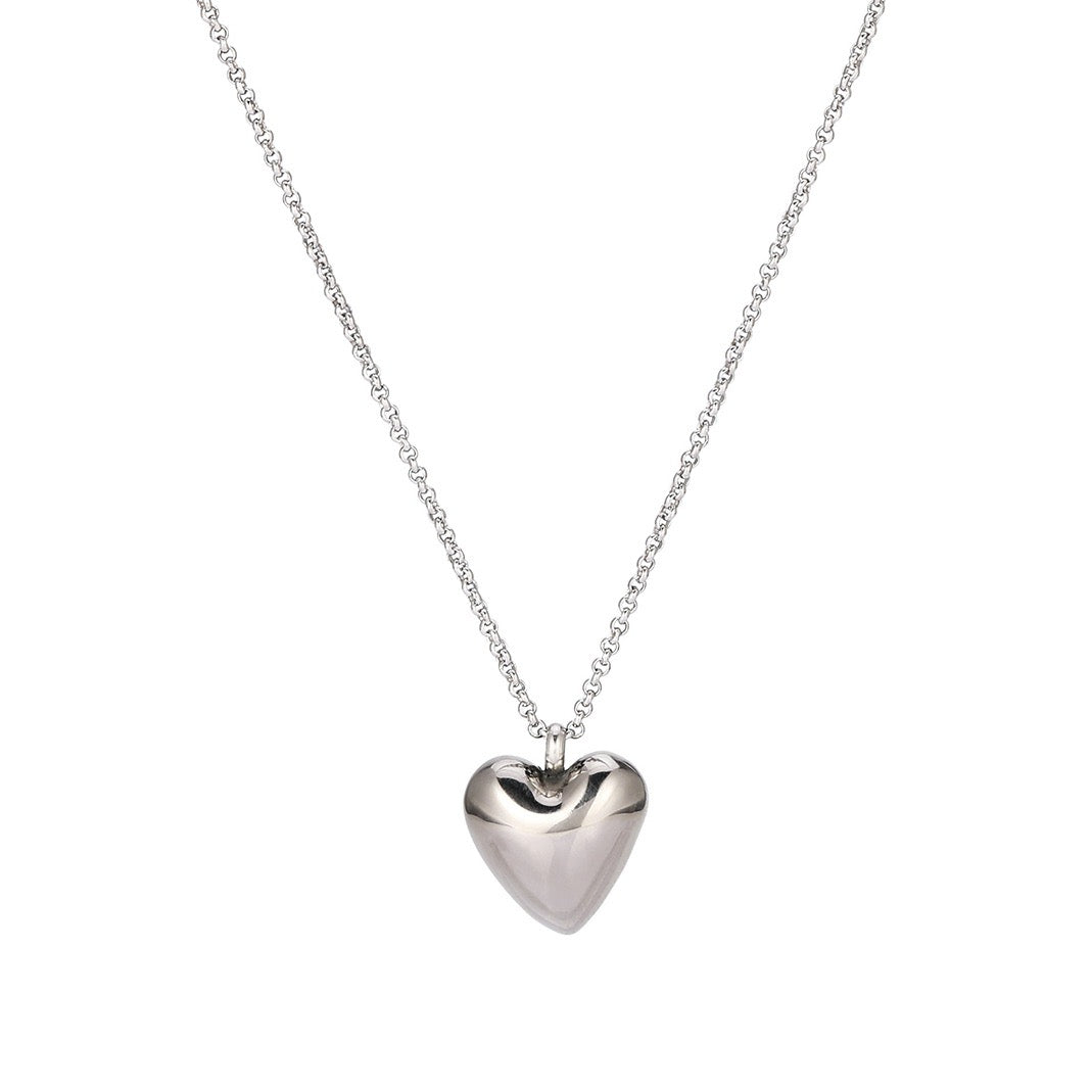Dawn Long Necklace Silver