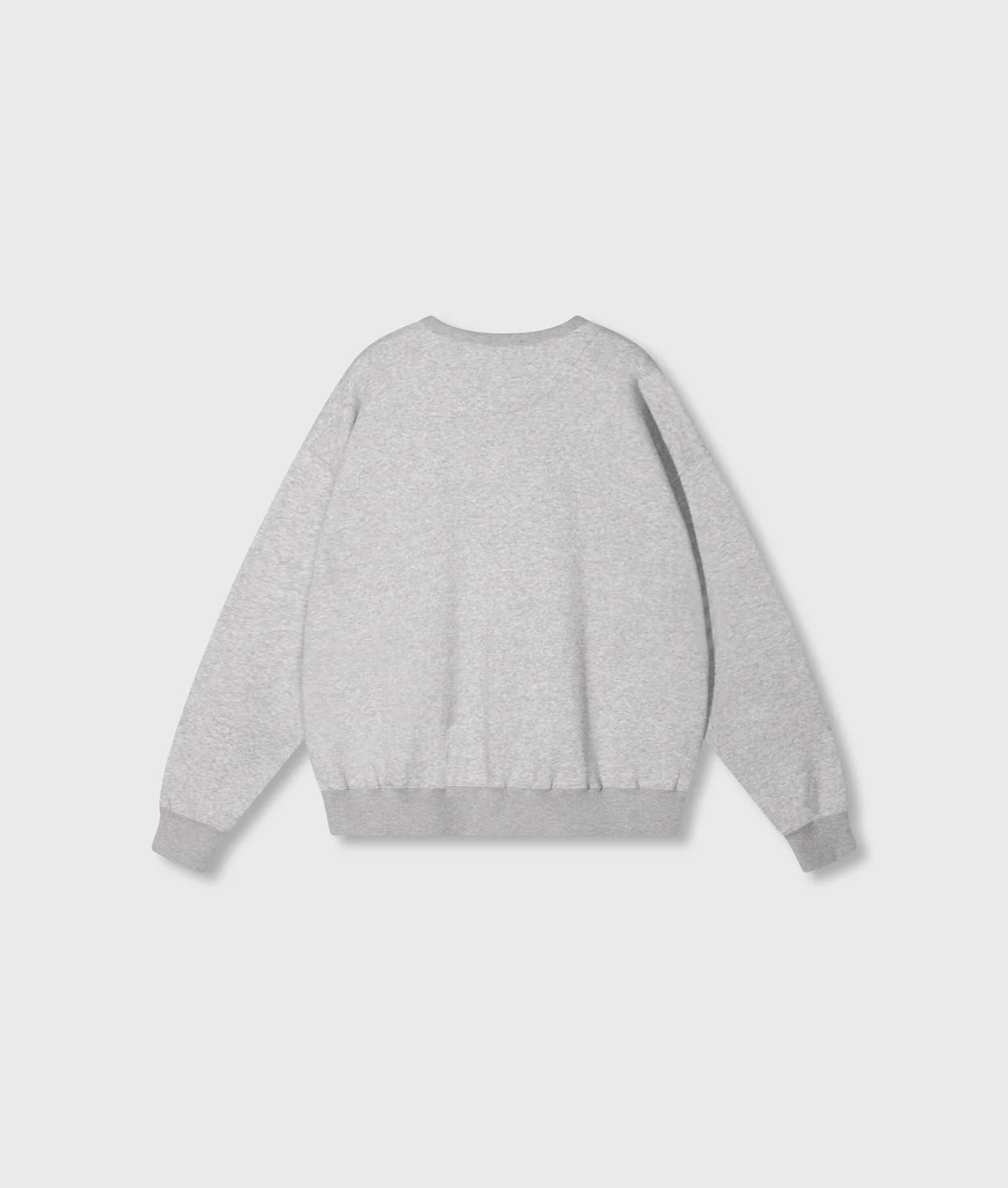 Graues Sweatshirt "The Statement Sweater" Damen mit Logoprint von 10 DAYS AMSTERDAM