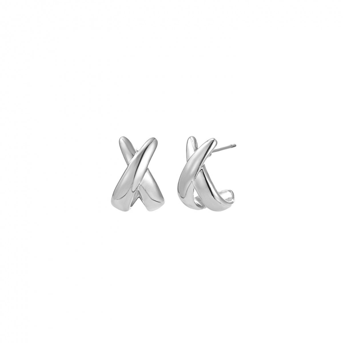 Cross Earring Silver