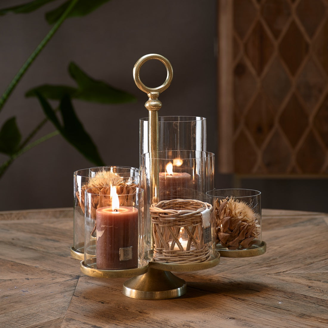 Rustic Rattan Votive RIVIERA MAISON