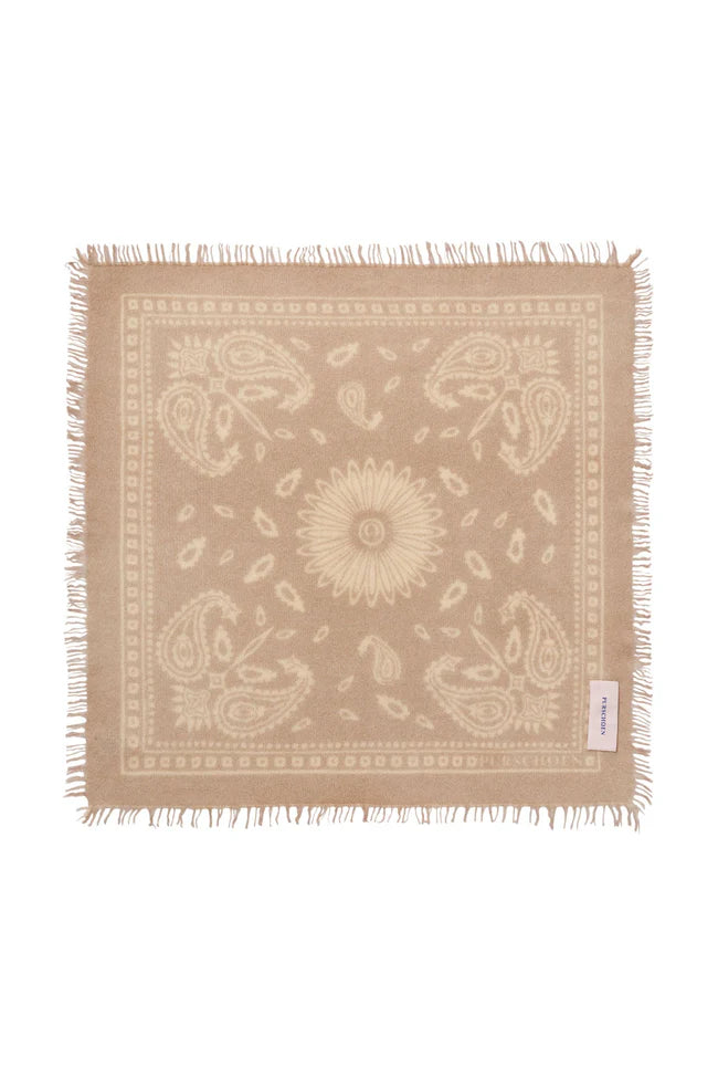 Bandana PAISLEY GREY CREME NATURAL