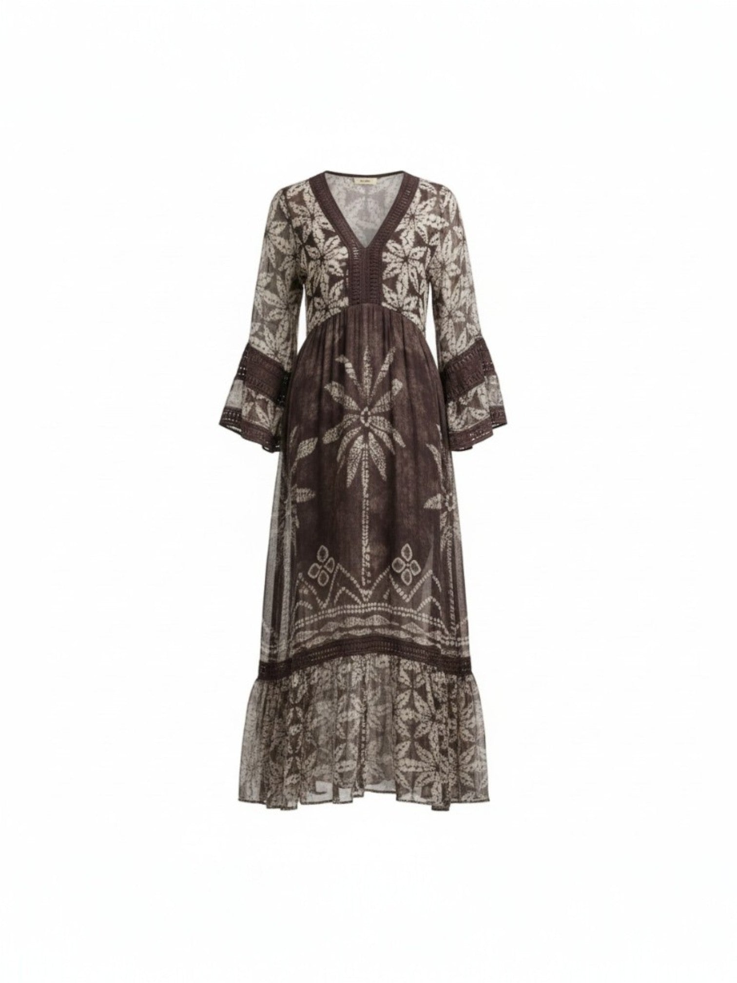 Boho Damen Maxikleid mit Ornamentprint von Grace