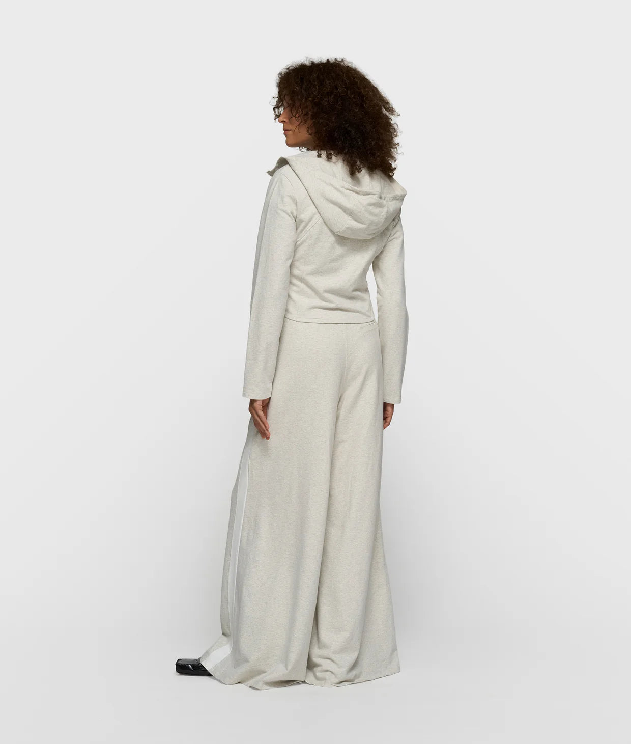 Jogginghose Damen "Super wide leg" creme von 10 DAYS AMSTERDAM
