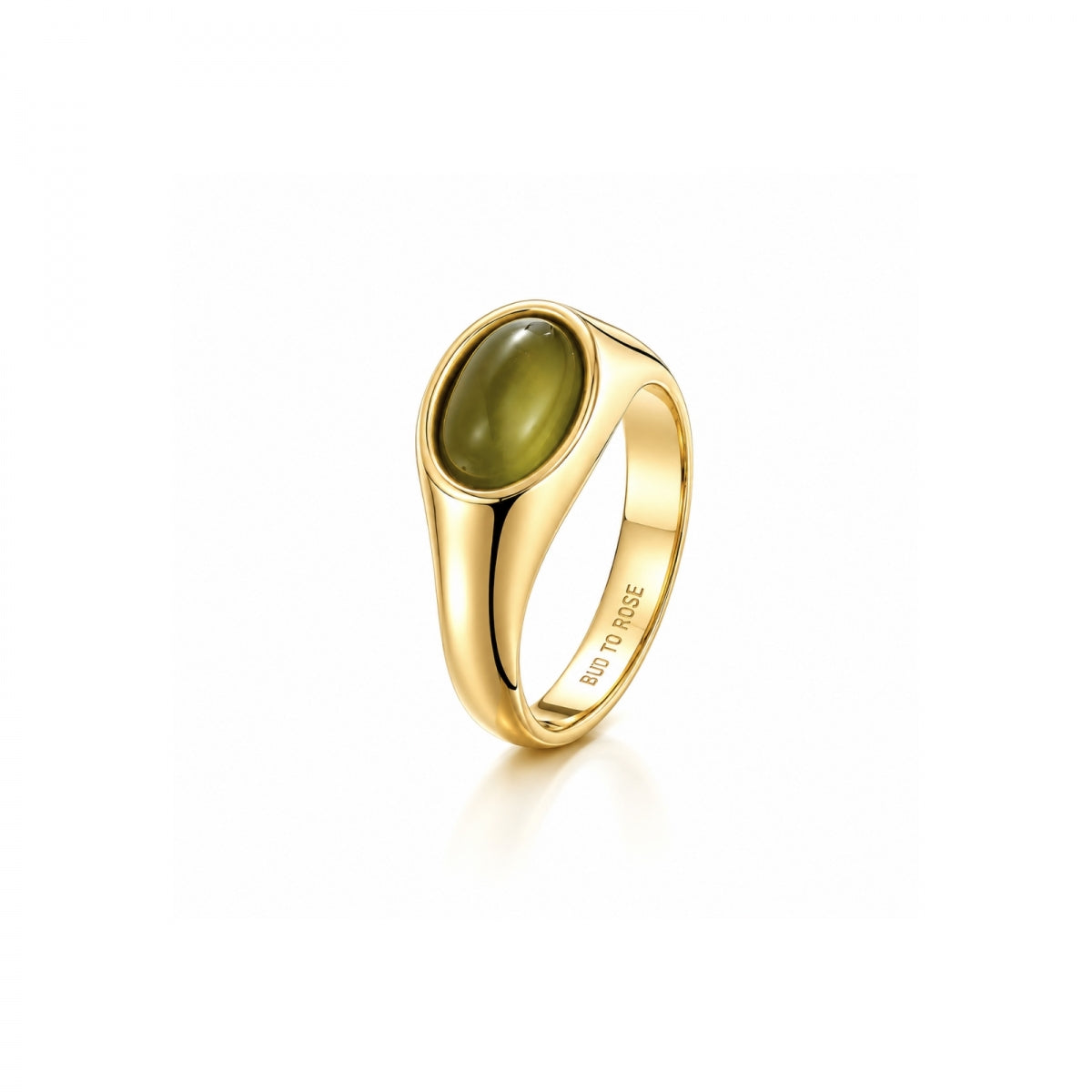 Retro Ring Green/Gold