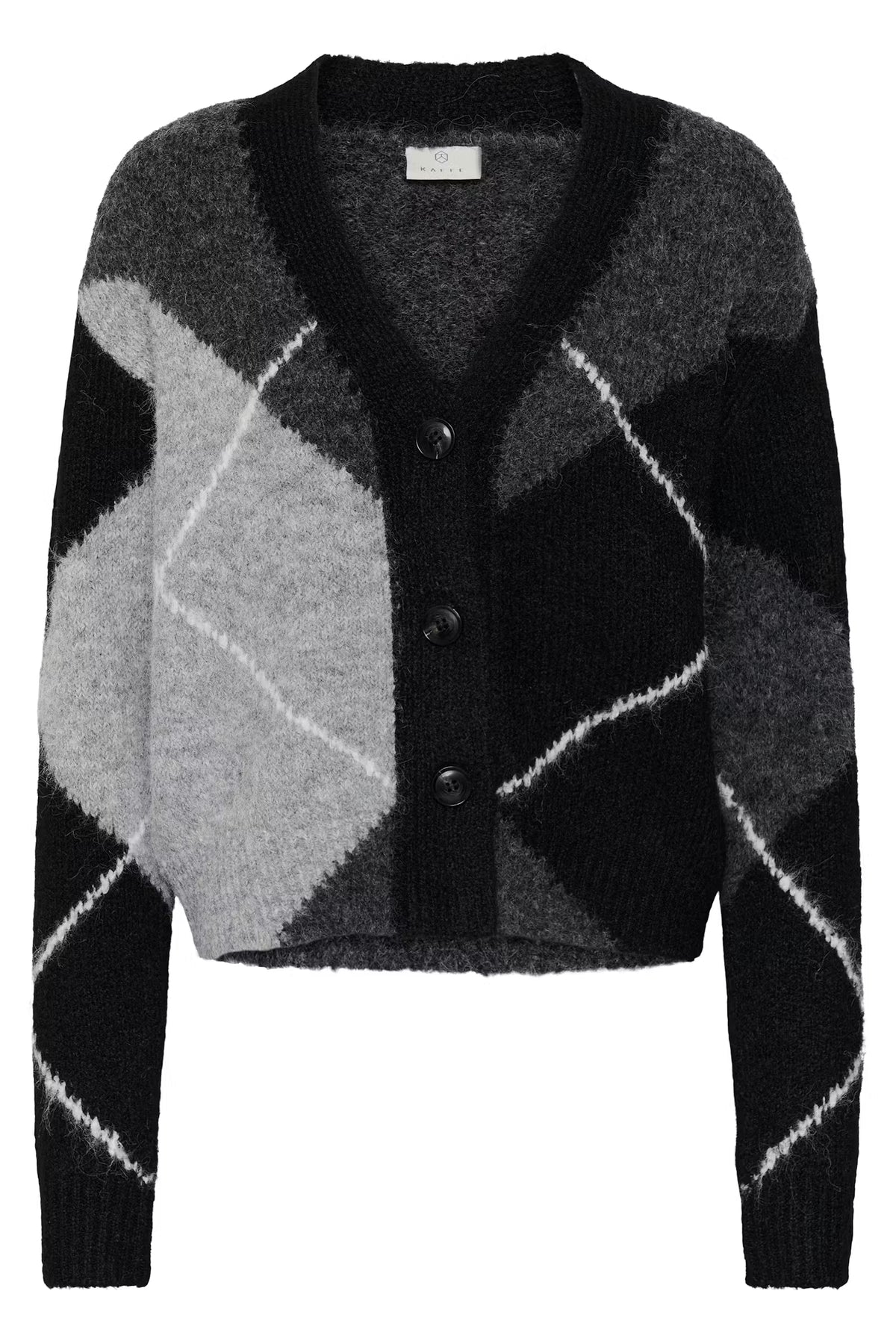 Strickjacke Grey Melange
