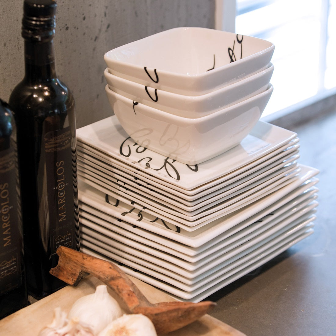 Riviera Maison Buon Appetito Square Plate S