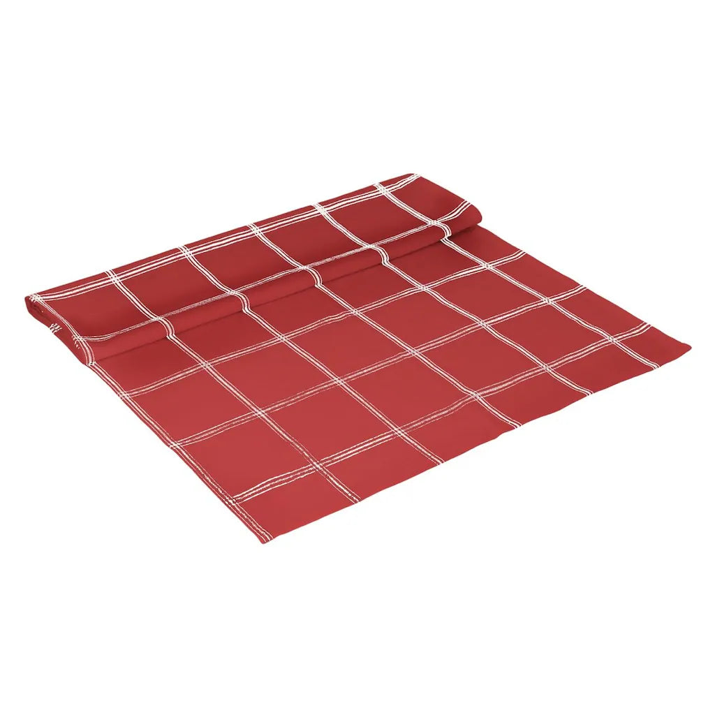 Table Runner Alma Red/White Tischläufer 423404