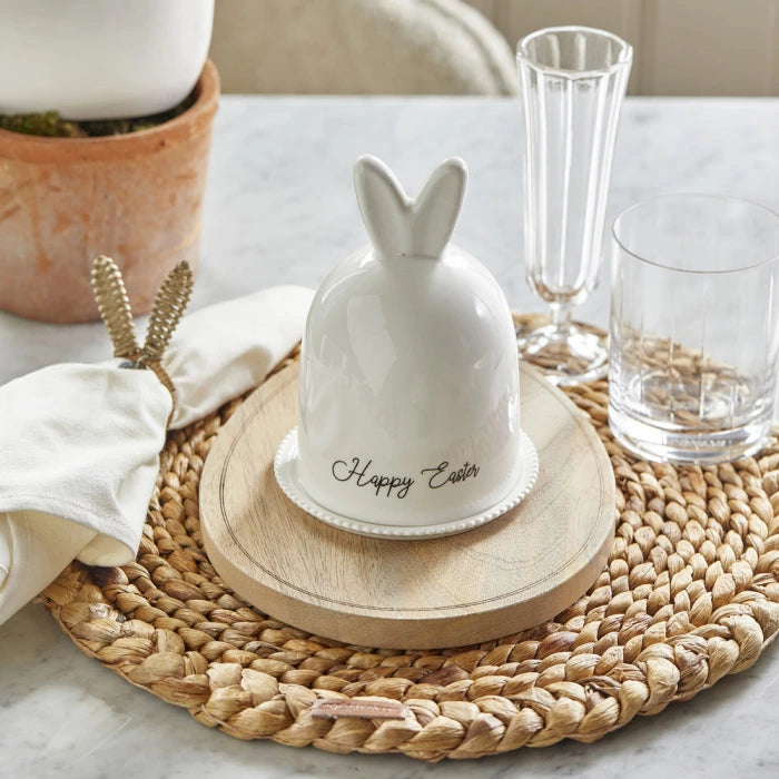RIVIERA MAISON Butterdose Frohe Ostern 557520 Porzellan