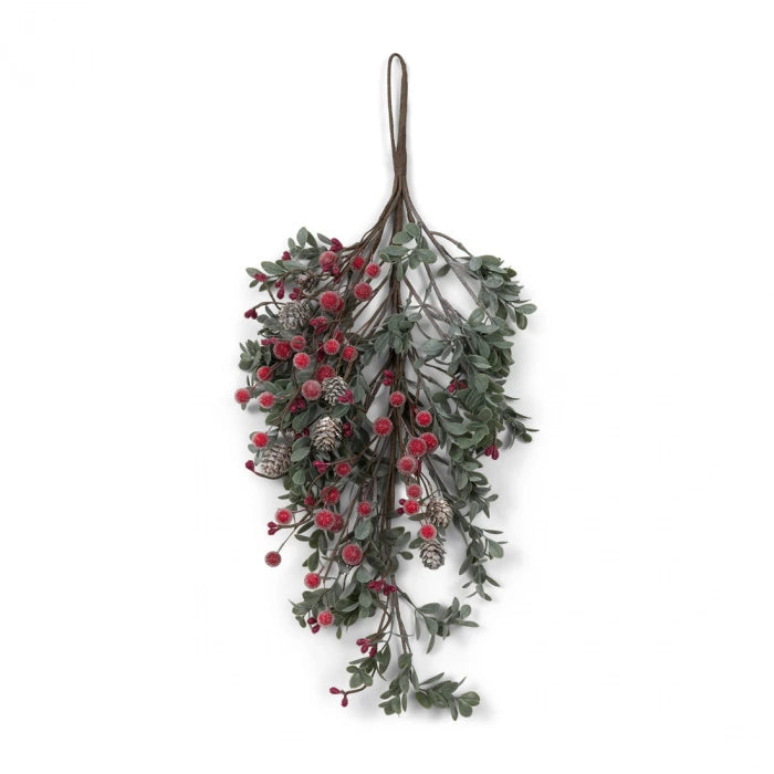Dekorativer Zweig Holly Berry & Pine