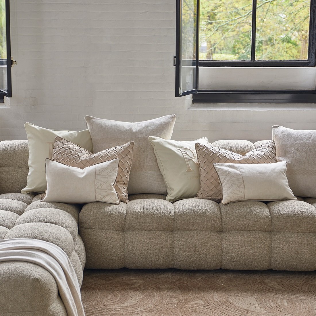 Riviera Maison RM Monogram Pillow Cover 50x50