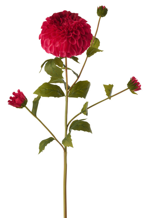 Kunststoffblume Dahlie Fuchsia