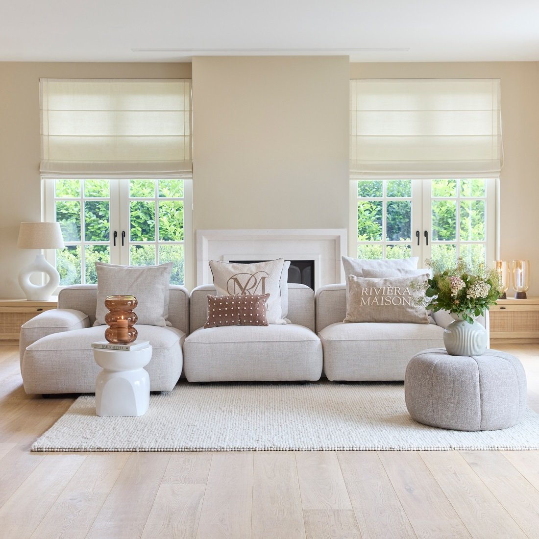 Riviera Maison RM Evora Pillow Cover 65x45