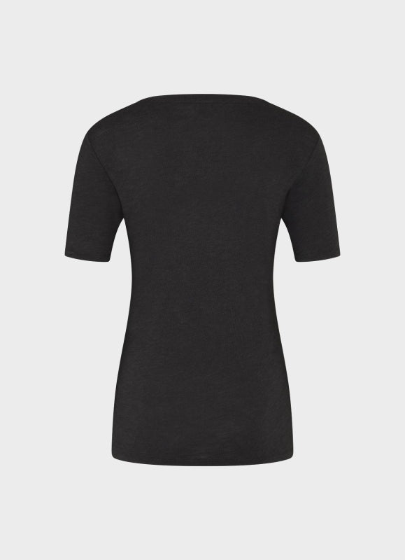 Damen T-Shirt "christina"  mit frontprint in charcoal von Juvia