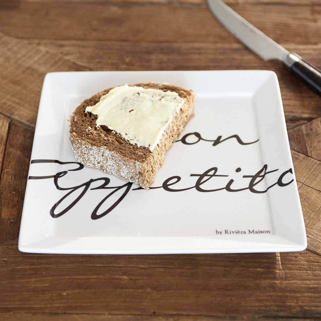 Riviera Maison Buon Appetito Square Plate S