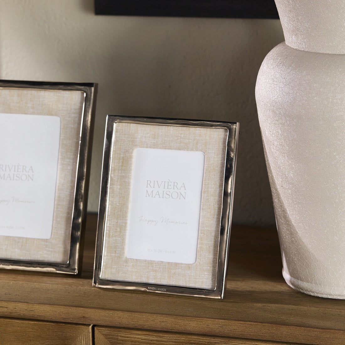 Silberner Bilderrahmen Meadow Photo Frame 13x18 von RIVIERA MAISON