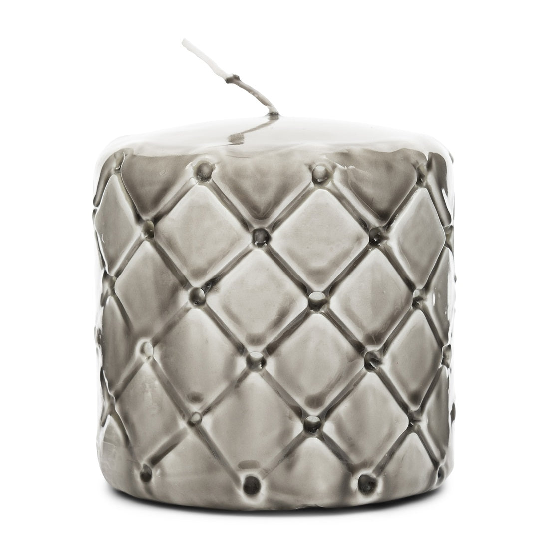 Pillar Candle Padded flax RIVIERA MAISON