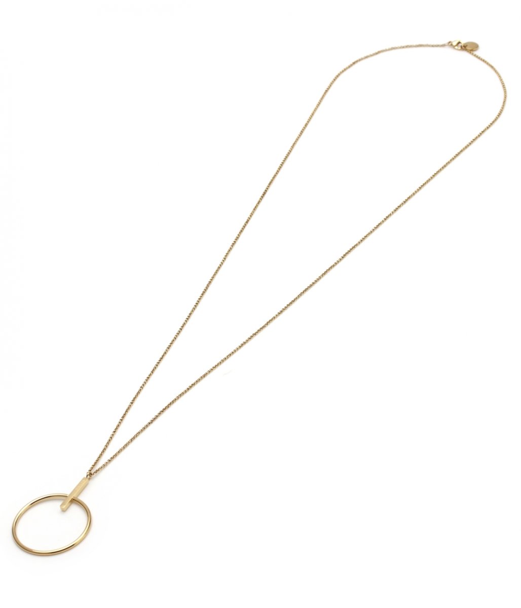 Zone Long Necklace Gold