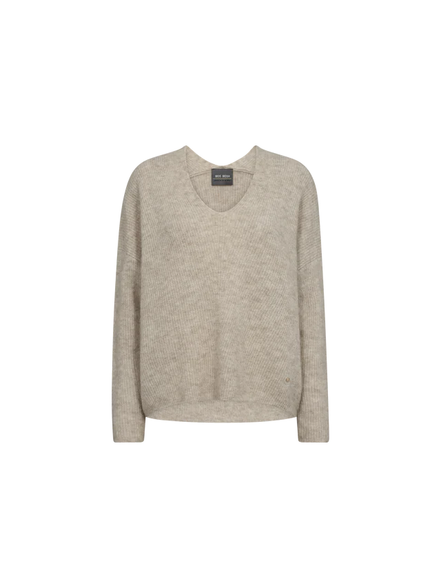Damen Strickpullover Thora in grau von MOS MOSH 