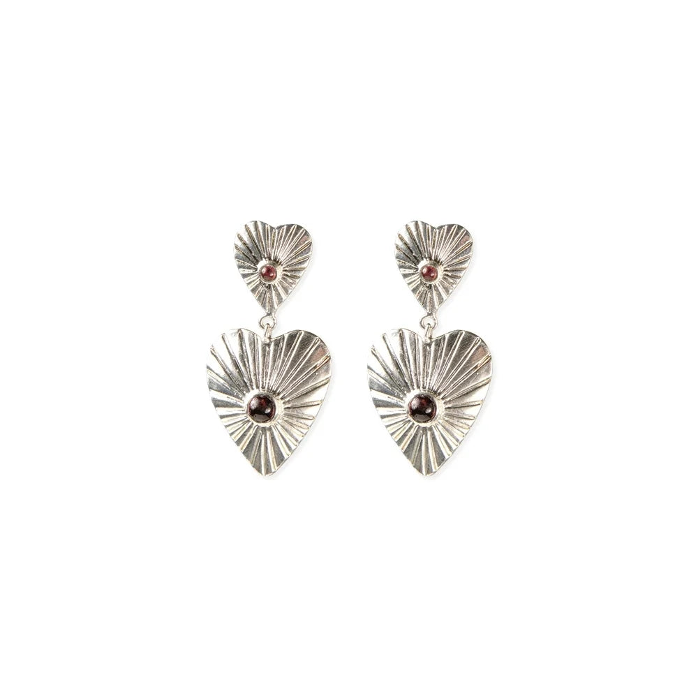 Empower Garnet Earrings SP