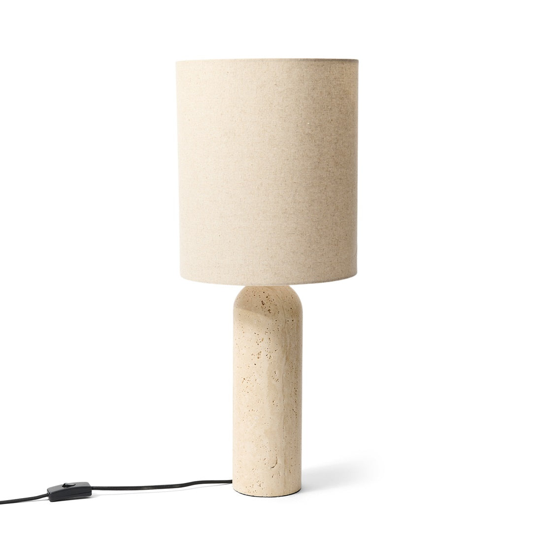 Tischlampe Mira Travertine Table Lamp von Riviera Maison