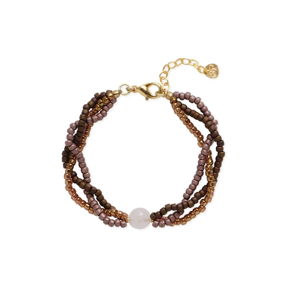 Growing Rose Quartz Bracelet GC
