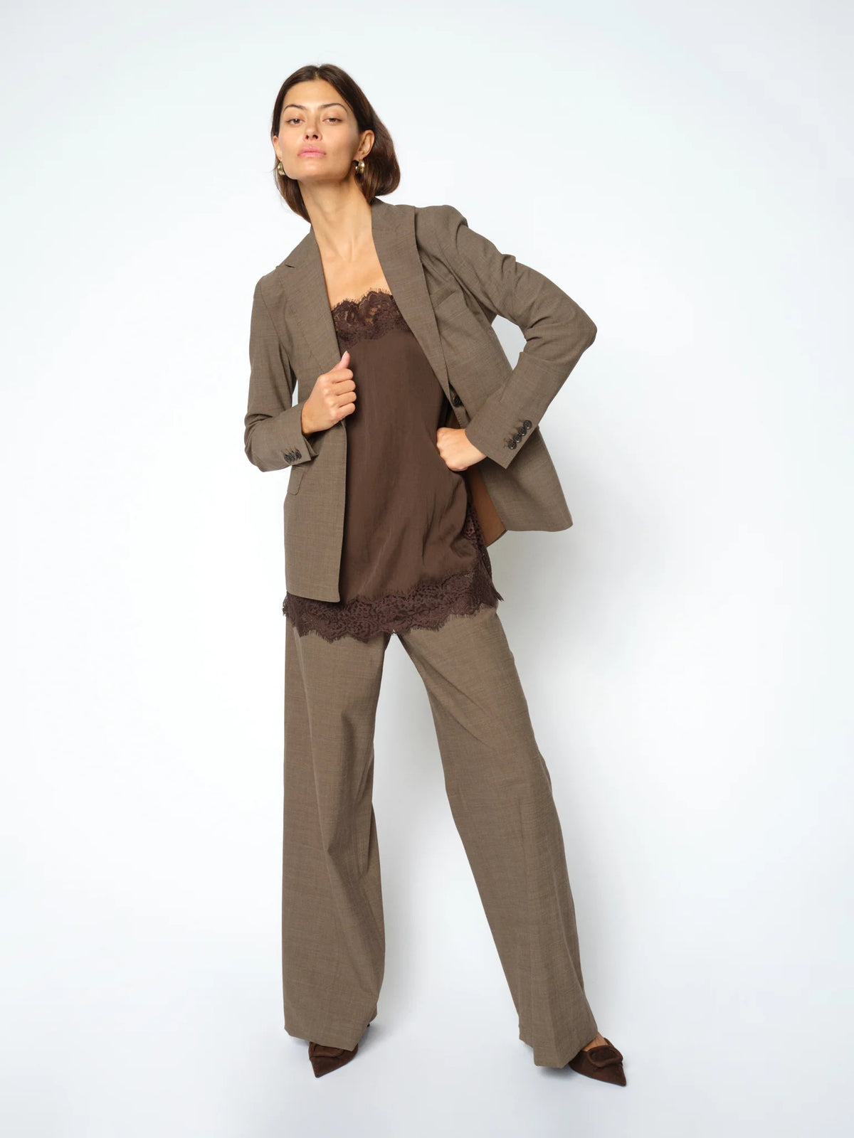 MOS MOSH Lucey Dynamic Luxe Blazer FALCON