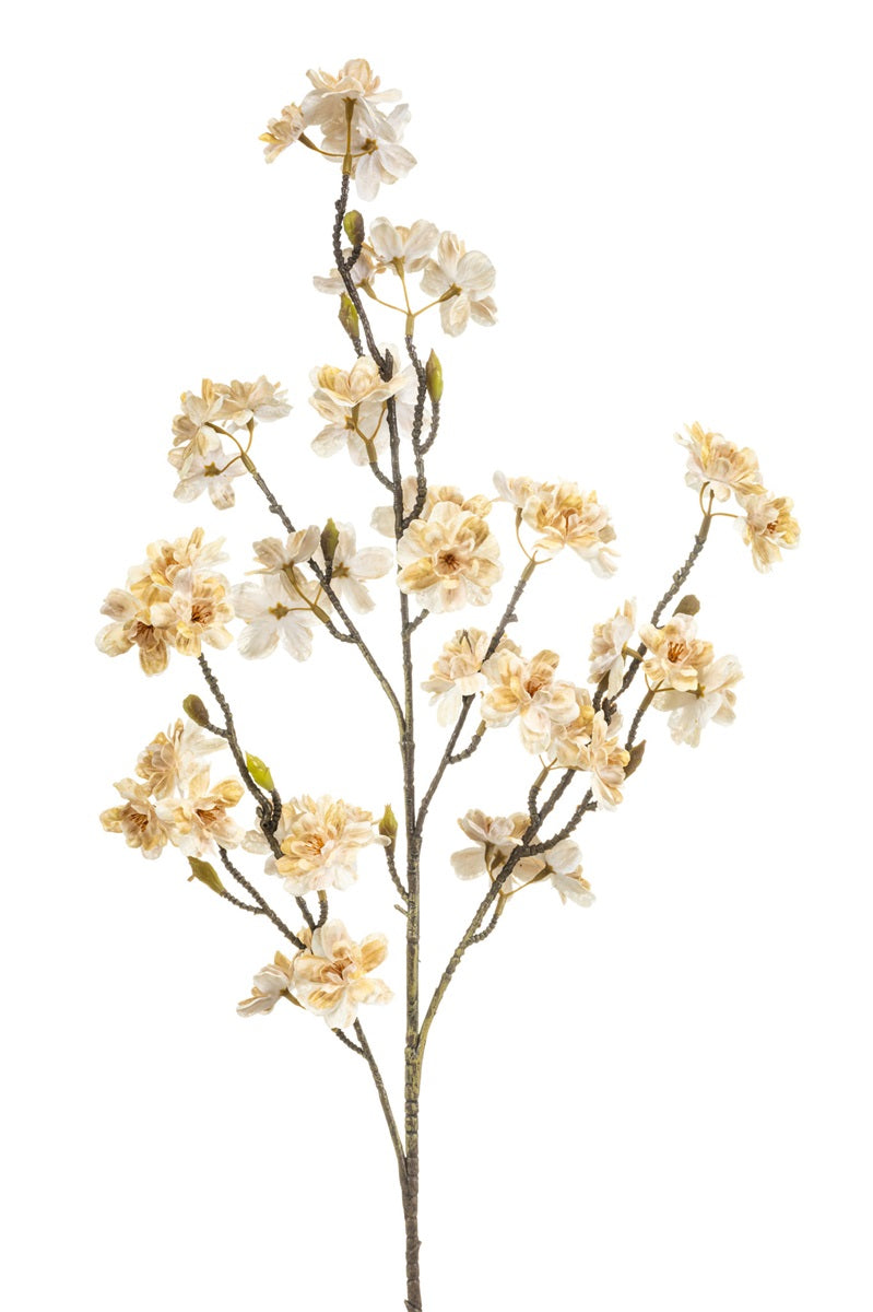 Blütenzweig Creme 95 cm