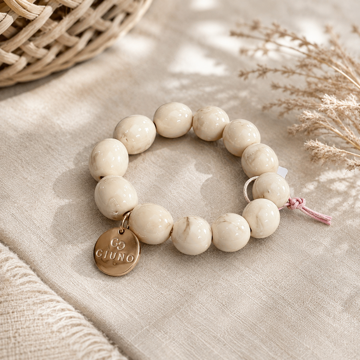 Steinarmband OFFWHITE