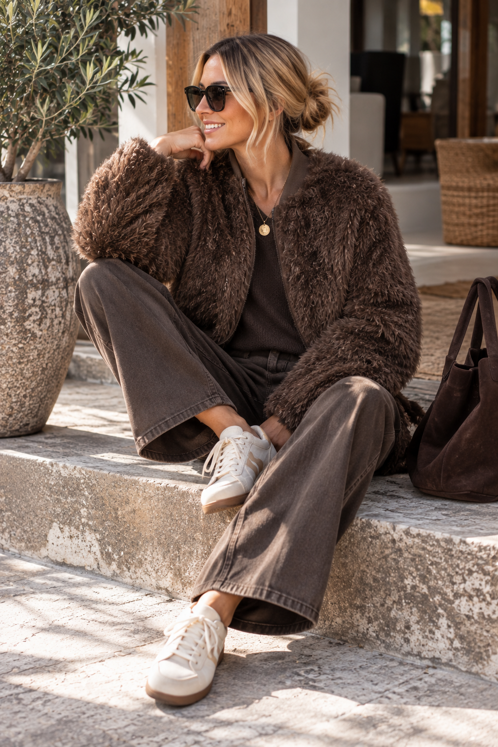 HERRLICHER Sirina Jacket Vegan Fur