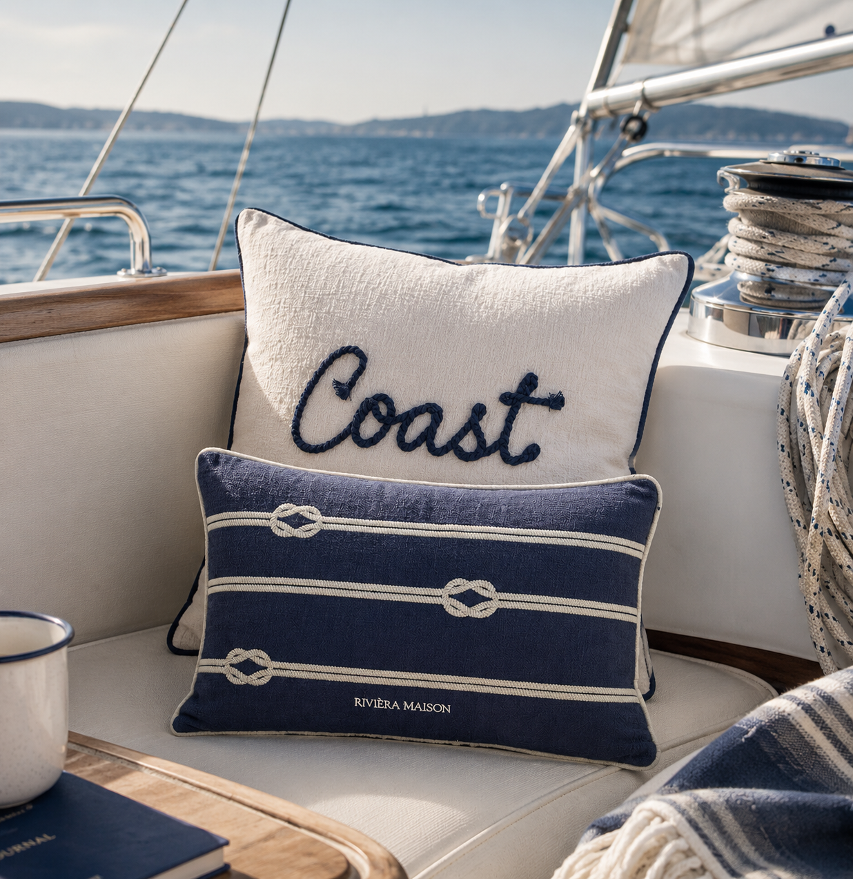 Nordic Knot Pillow 50x30 RIVIERA MAISON