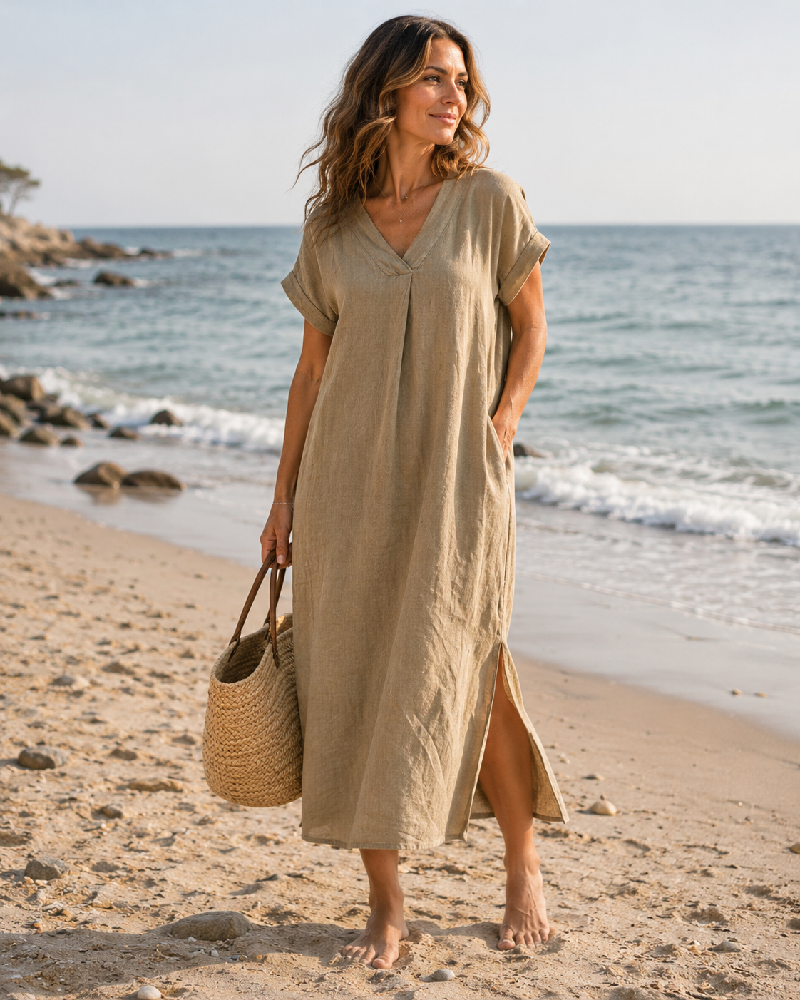Leinenkleid von Marta du Chateau