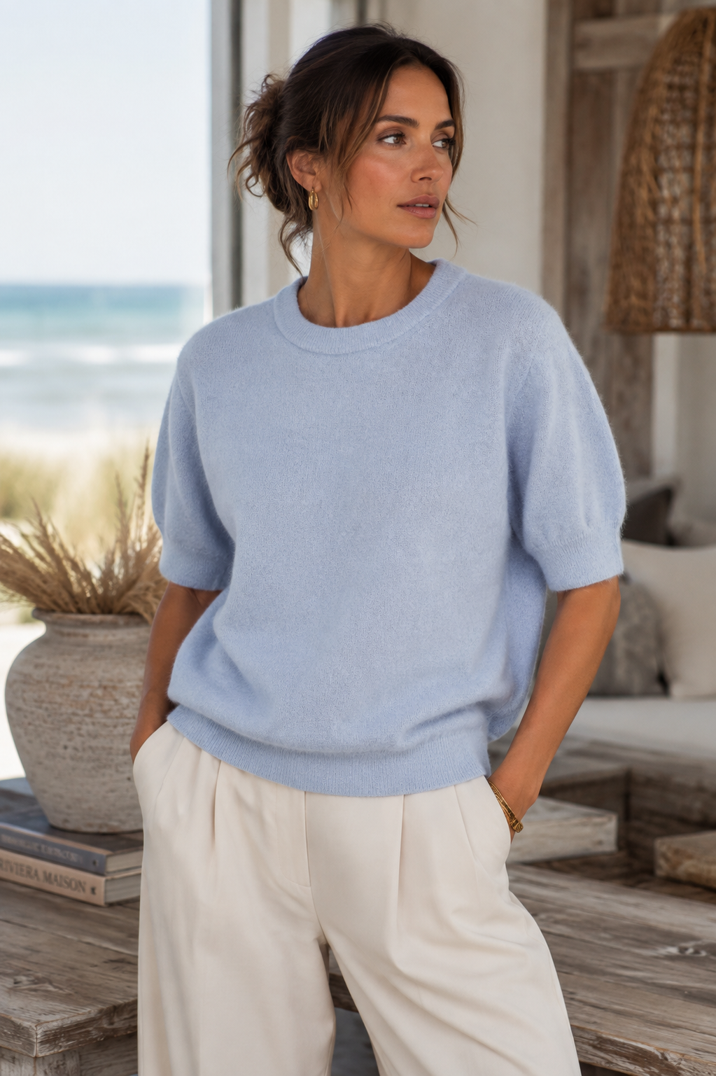 Drykorn Pullover SANIDY Hellblau