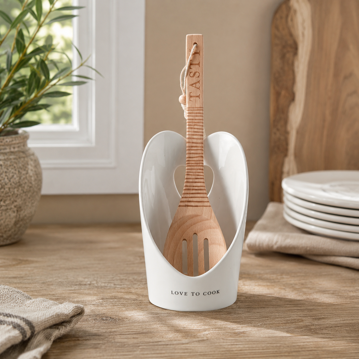 Love to Cook Spoon Holder von Rivera Maison