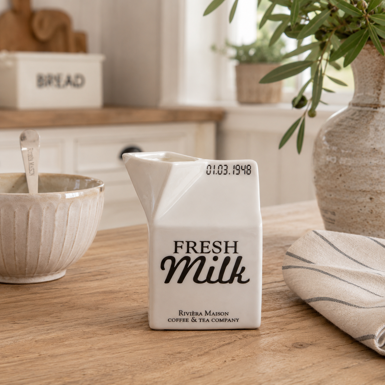 Riviera Maison Carton Jar Milk