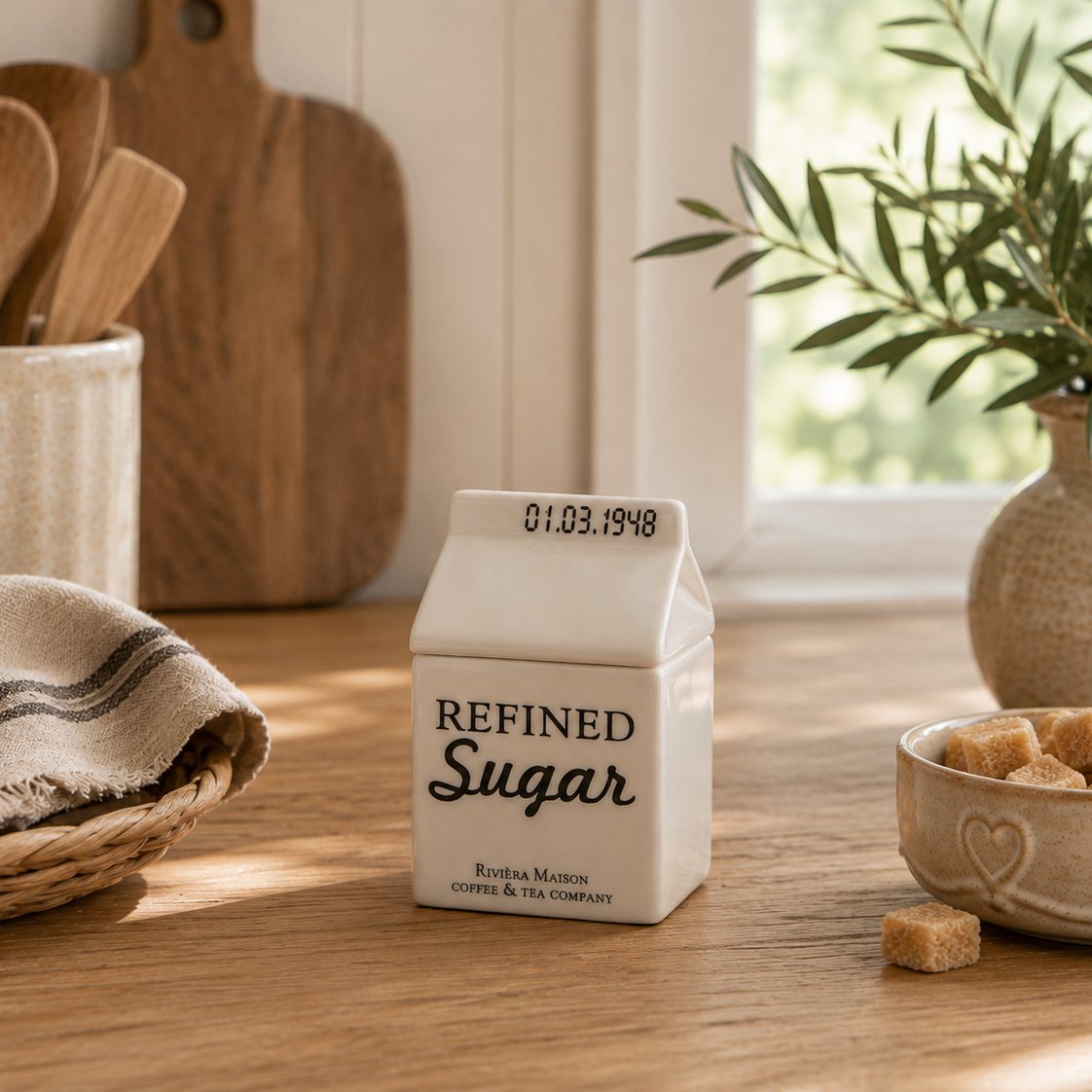 Carton Suagar Jar von Riviera Maison