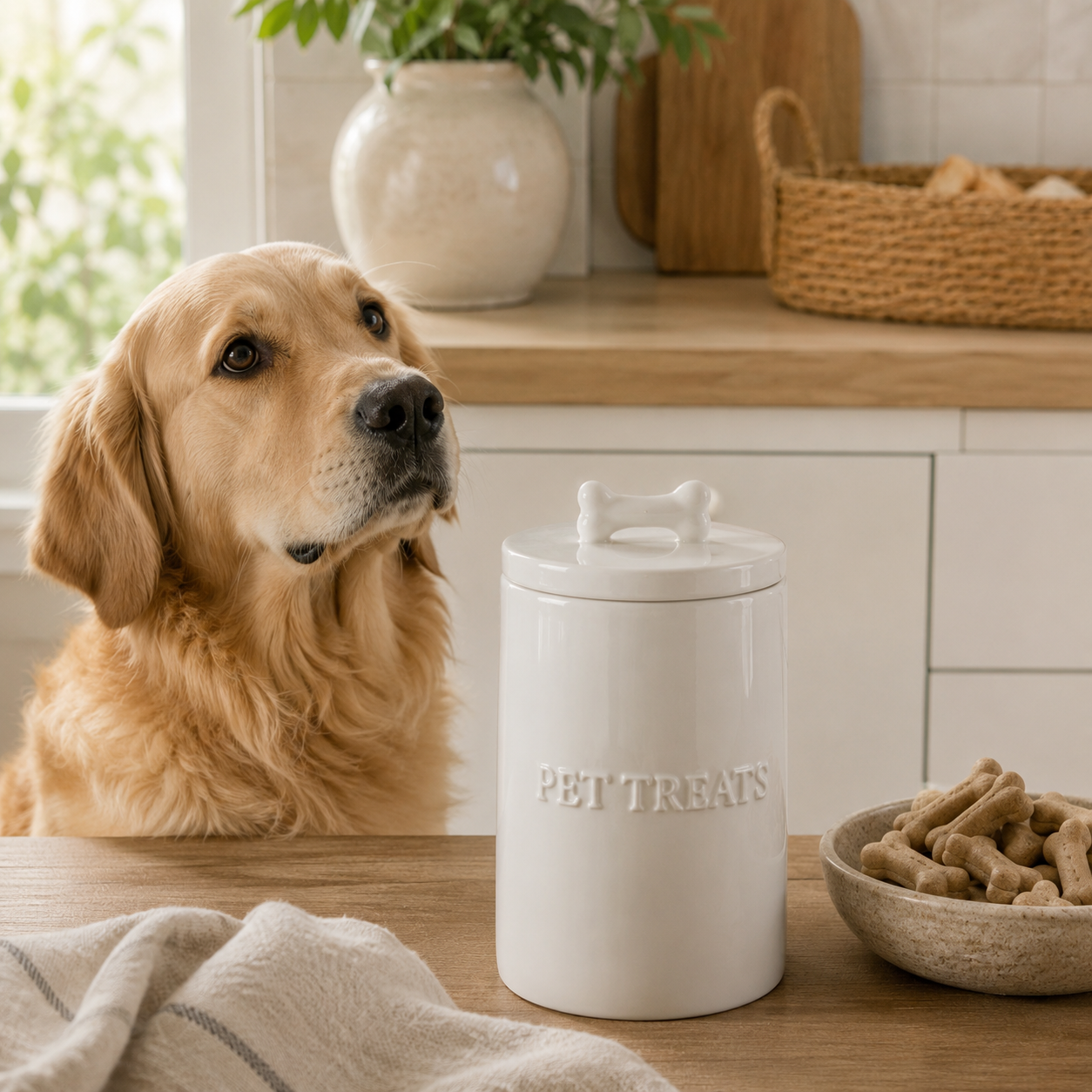 riviera maison aufbewahrung Pet Treats Storage Jar