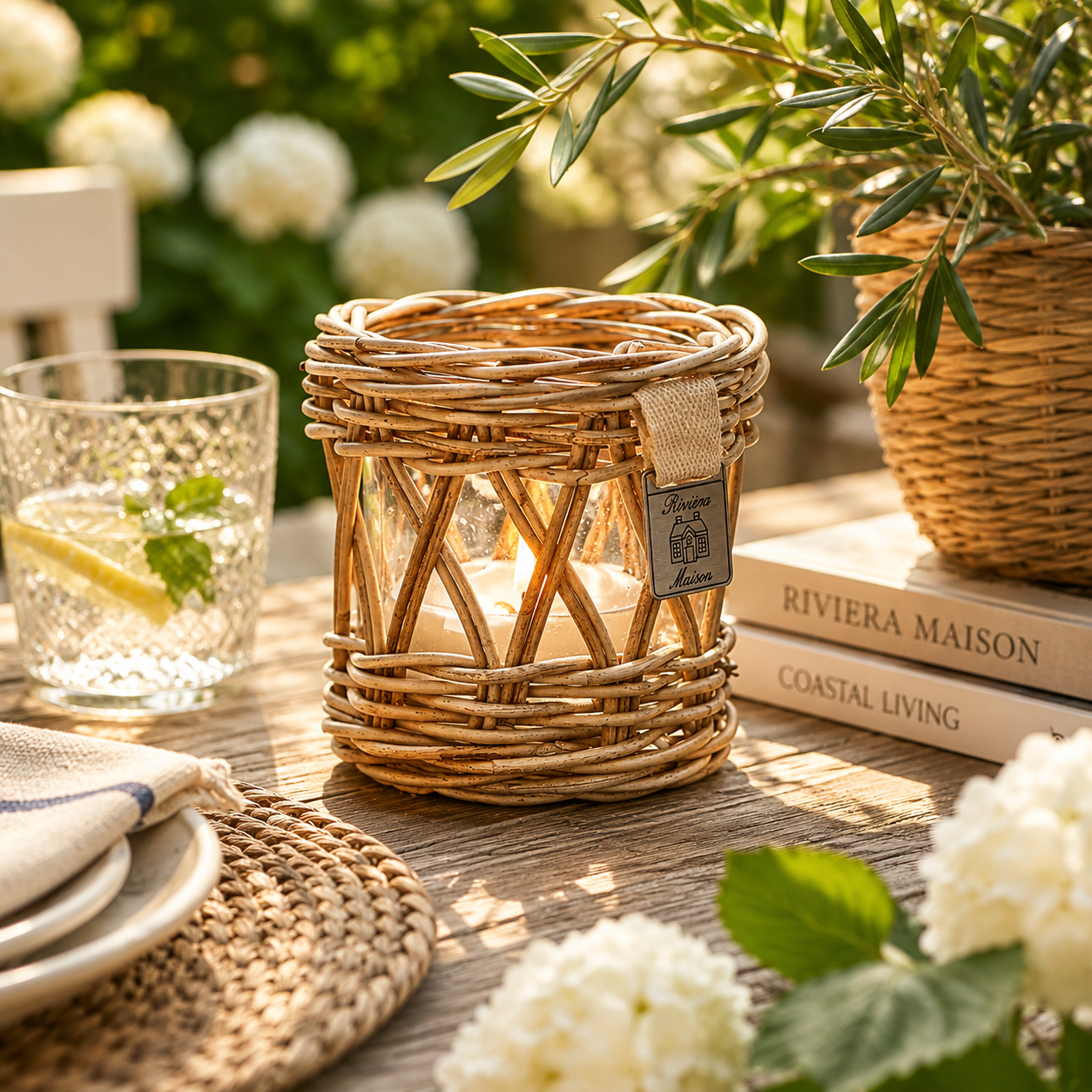 Riviera Maison Rustic Rattan Votive